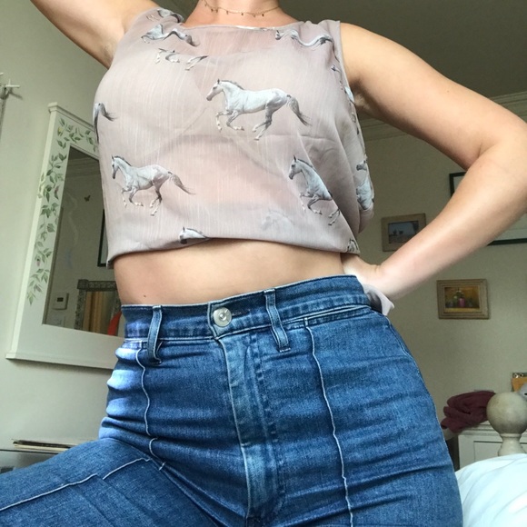 La La Land Sheer Lilac Top - Picture 1 of 6